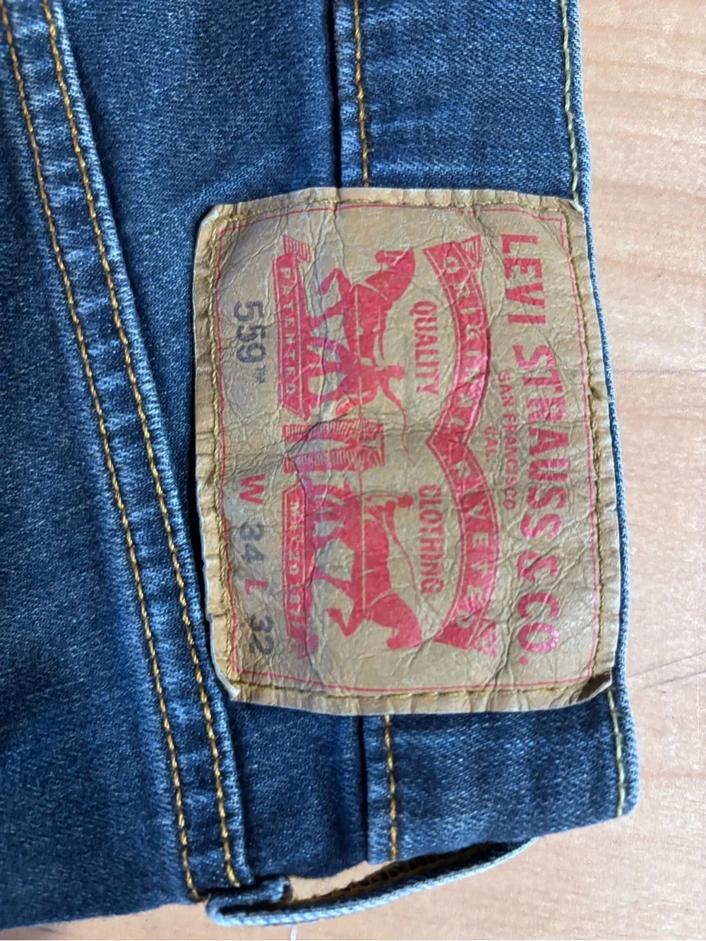 Levi's Dark Blue Bootcut Jeans